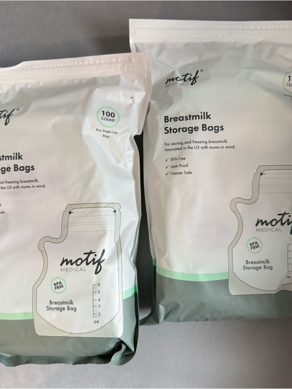 Motif Medical Breastmilk Storage Bags